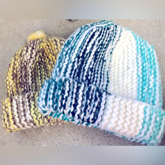 Handmade Other - Toddler Homemade Knitted Stocking Hats Caps | Homemade Knit | Keep Head Warm